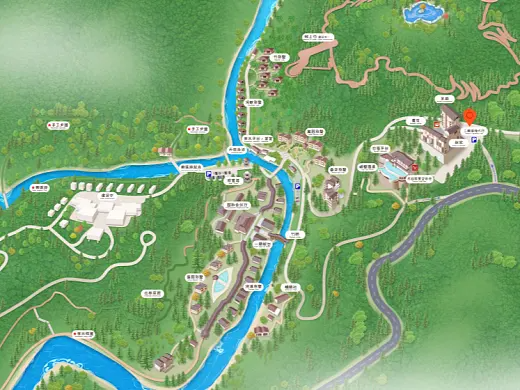 衡阳结合景区手绘地图智慧导览和720全景技术，可以让景区更加“动”起来，为游客提供更加身临其境的导览体验。